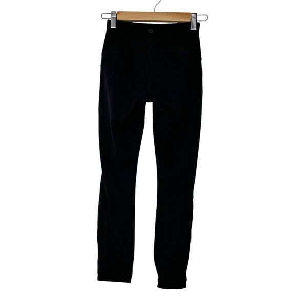 Lululemon Wunder Under High-Rise Tight* Flocked 23" Black Women SIZE: 4 Gym - Picture 7 of 14